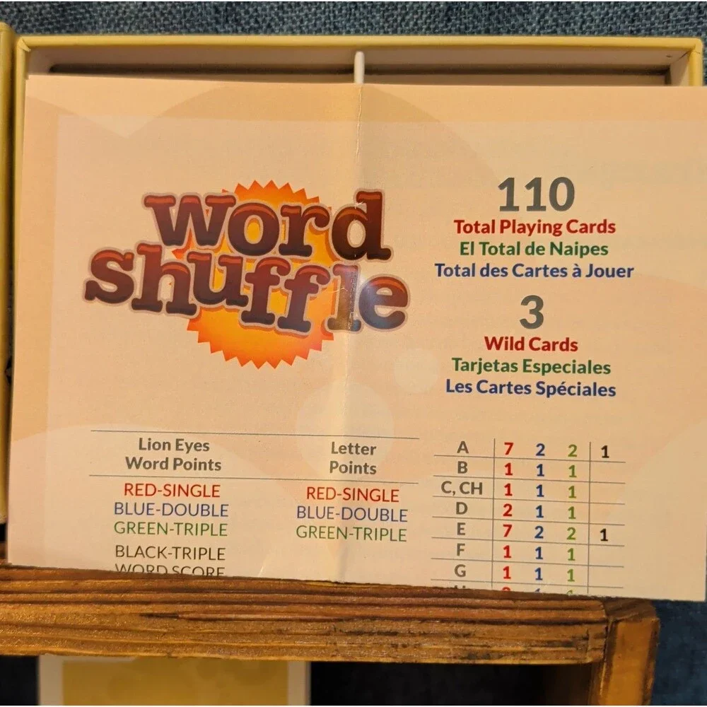 Breaking Games Word Shuffle Card Game 2016 Complete 852468006083